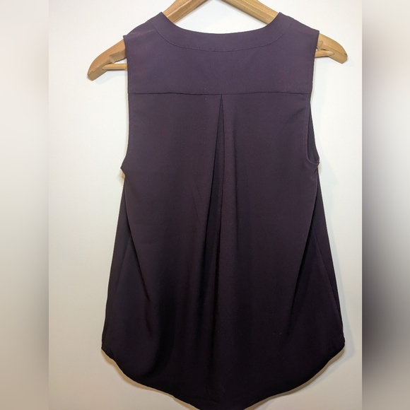 Purple V-Neck Top - Picture 2 of 4